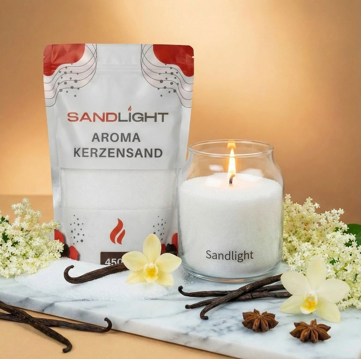 Aroma Kerzensand Vanille 450g