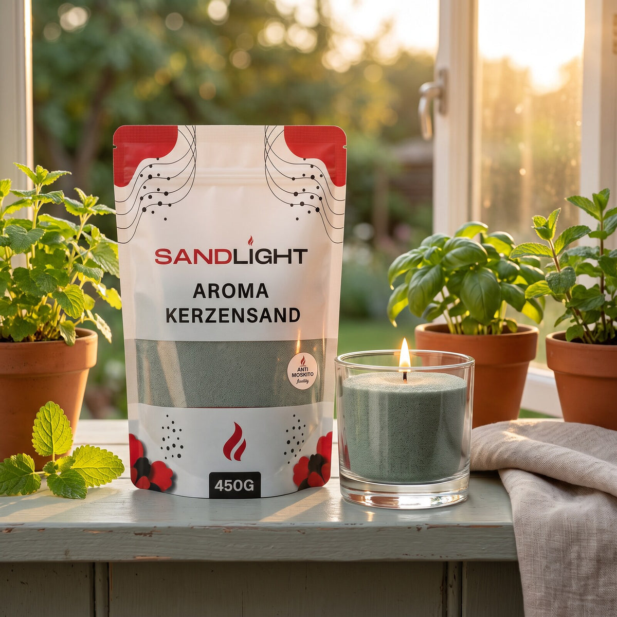 Sandlight Aroma Kerzensand Anti Mosquito 450 g