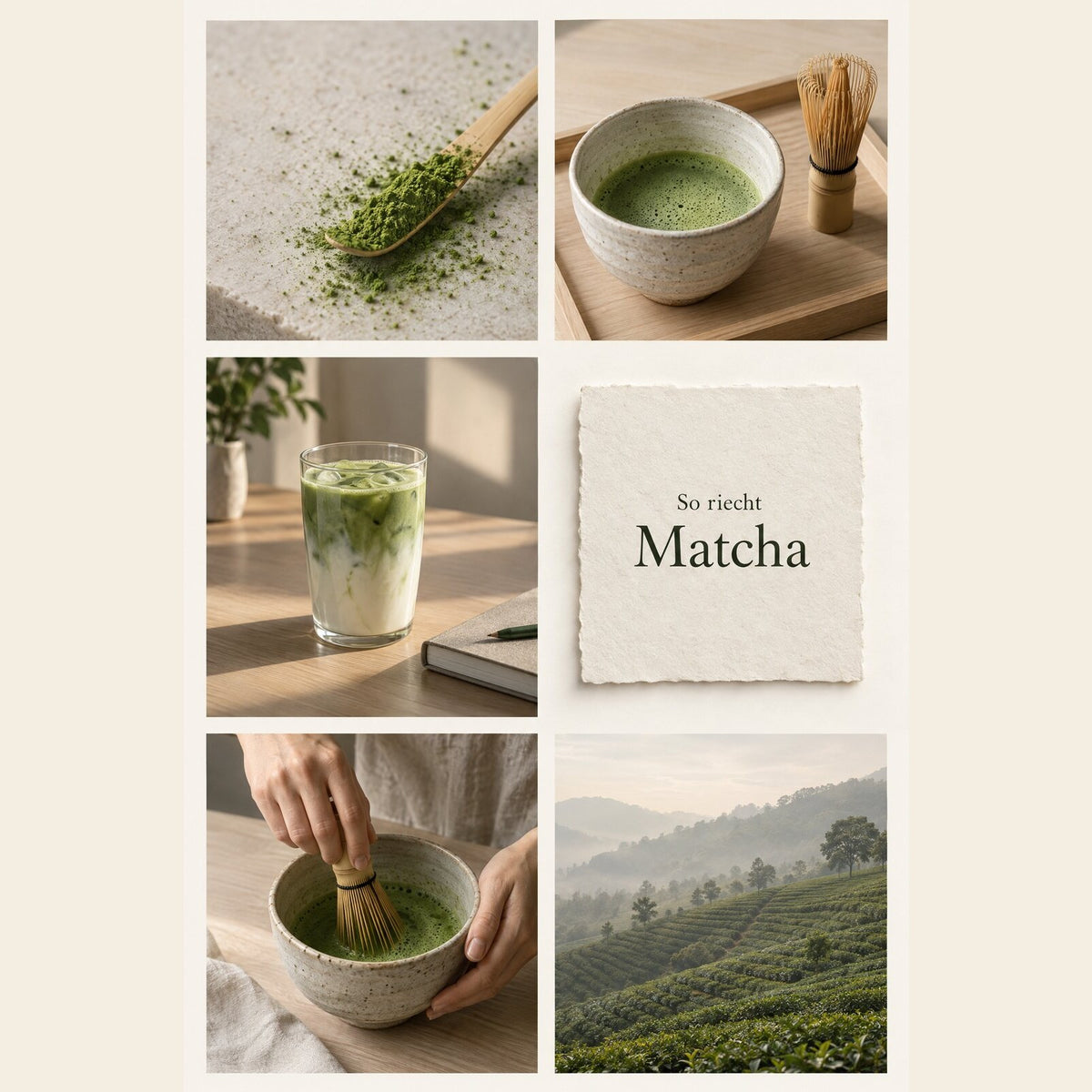 So riecht Matcha