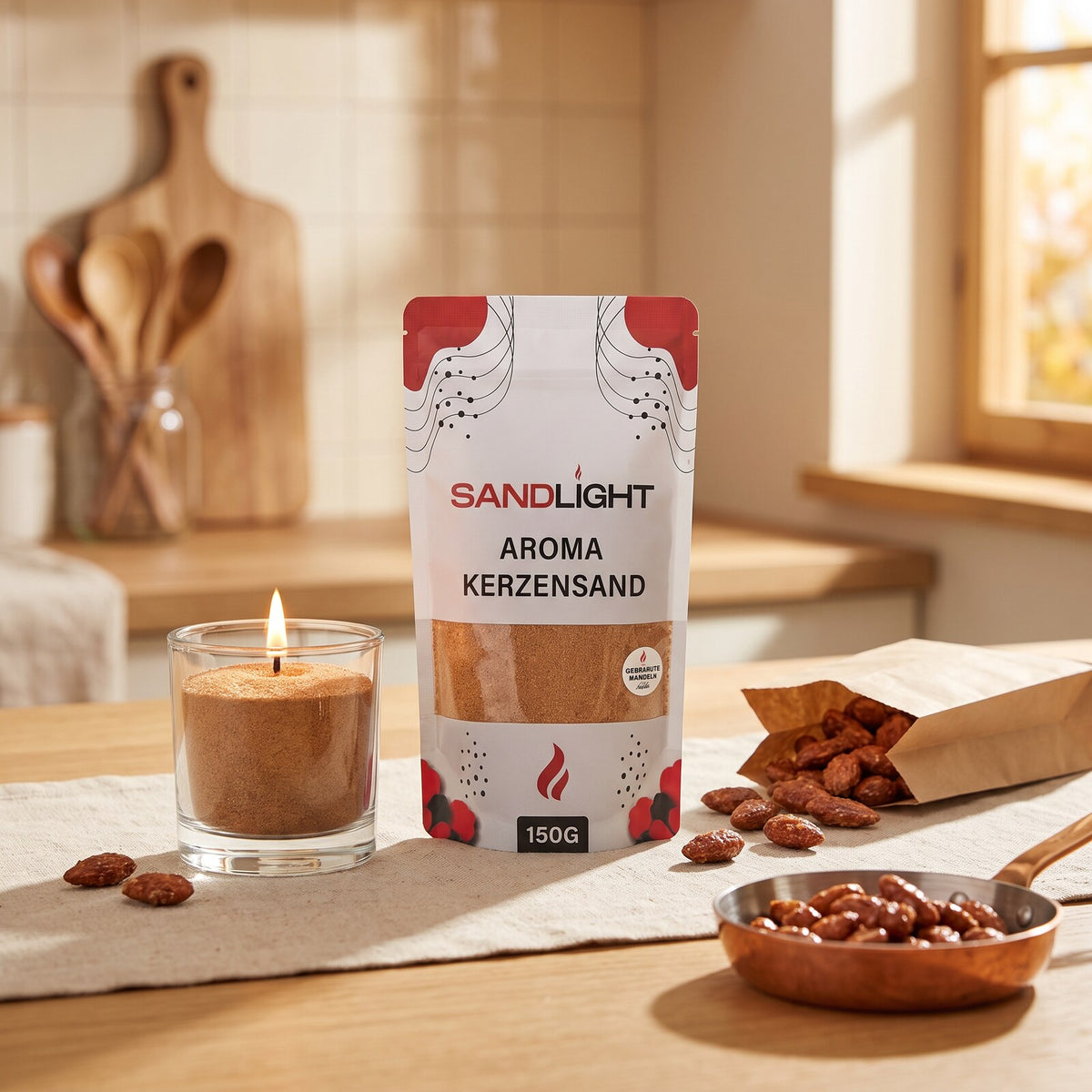 Sandlight Aroma Kerzensand Gebrannte Mandeln 150 g
