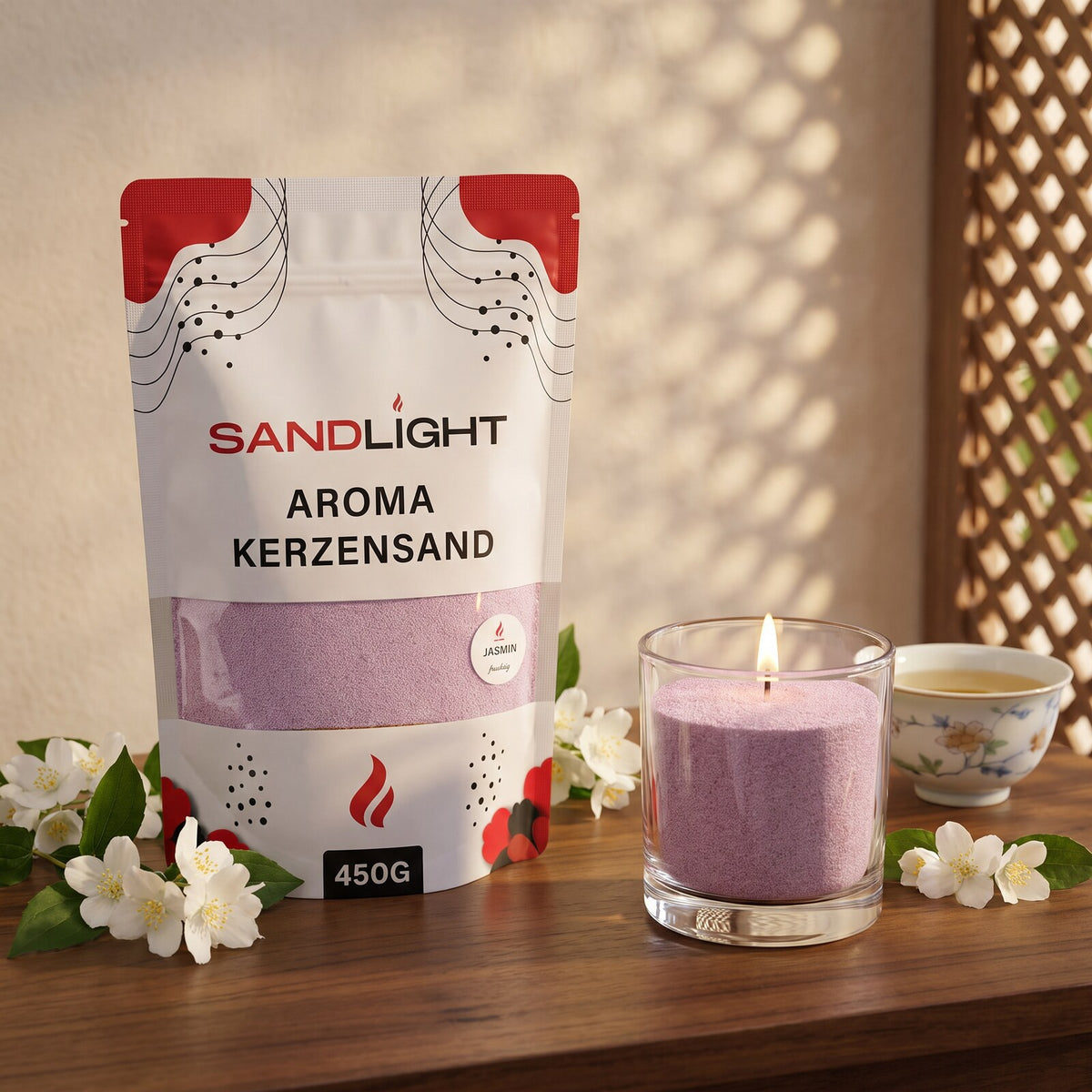 Sandlight Aroma Kerzensand Jasmin 450 g
