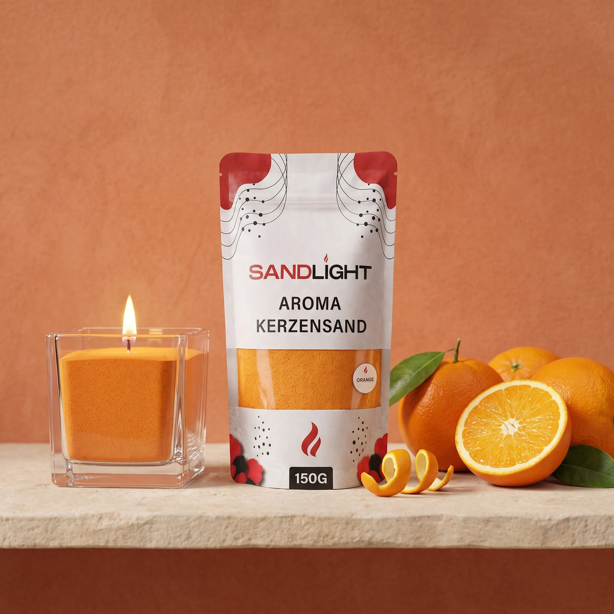 Sandlight Aroma Kerzensand Orange 150 g
