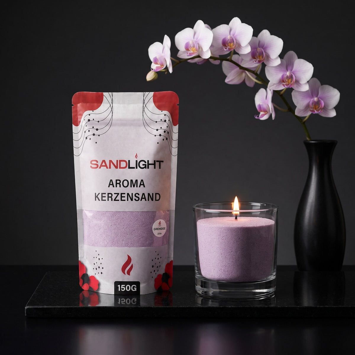 Sandlight Aroma Kerzensand Orchidee 150 g