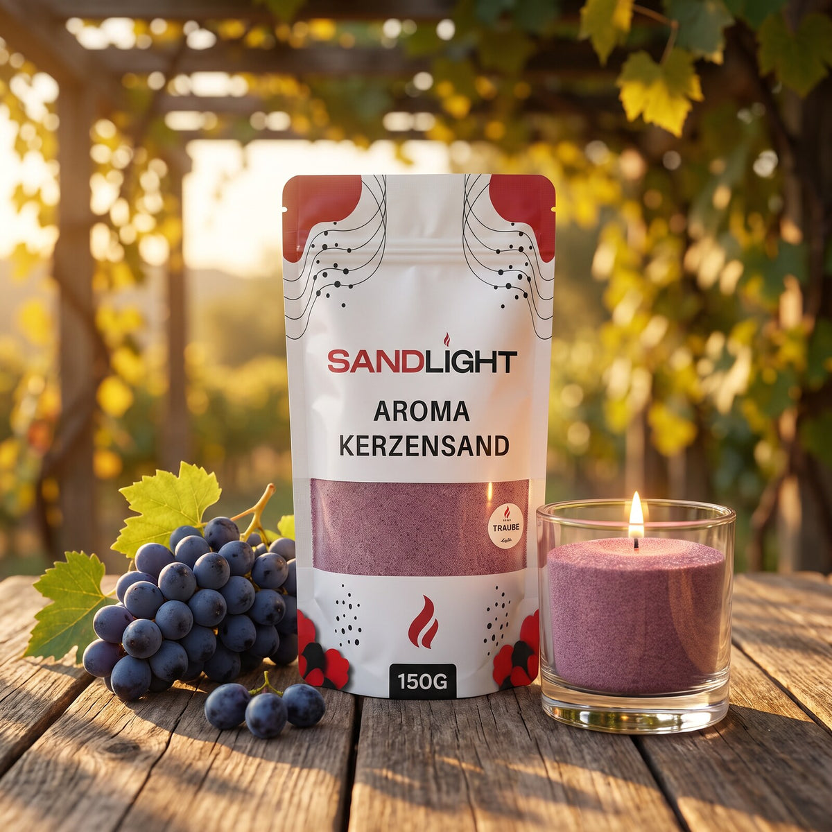 Sandlight Aroma Kerzensand Traube 150 g