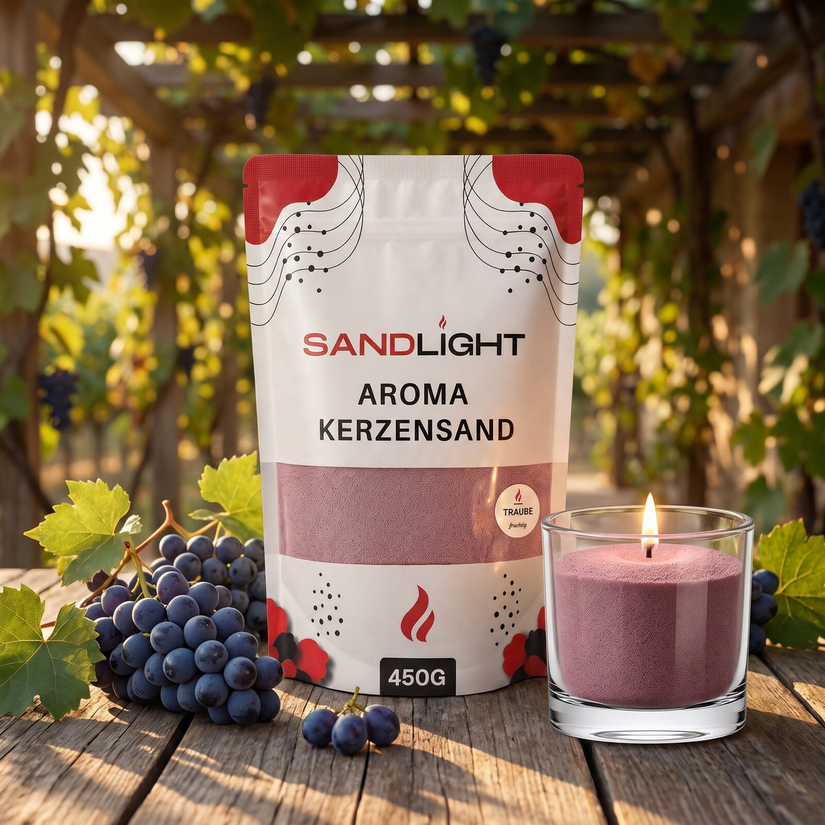 Sandlight Aroma Kerzensand Traube 450 g